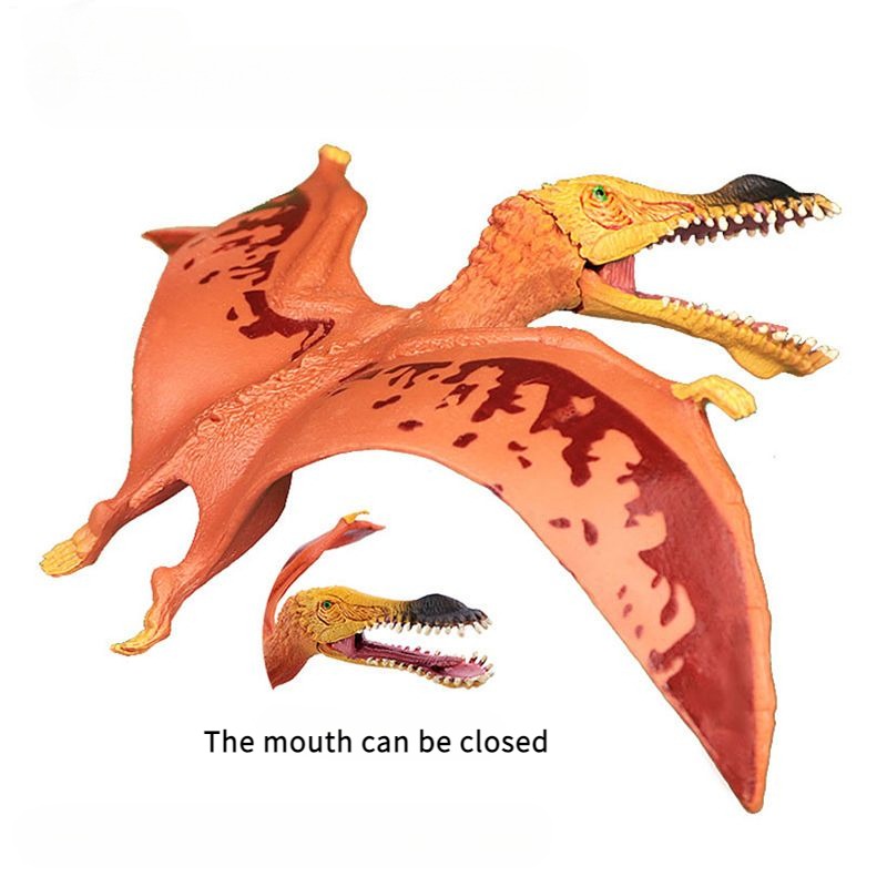 Dinosaur Model Set: T-Rex, Velociraptor, Pterosaur, Herbivorous Dinosaurs