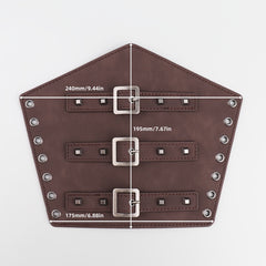 Leather Armguard Medieval With Buckle Arm Protector