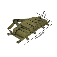 Men's Camo Outdoor Vest with Training Bag for Hiking