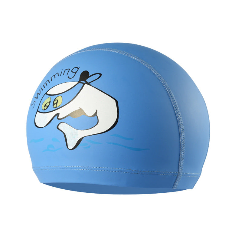 Waterproof Coating Children Swim Hat - Comfortable Design