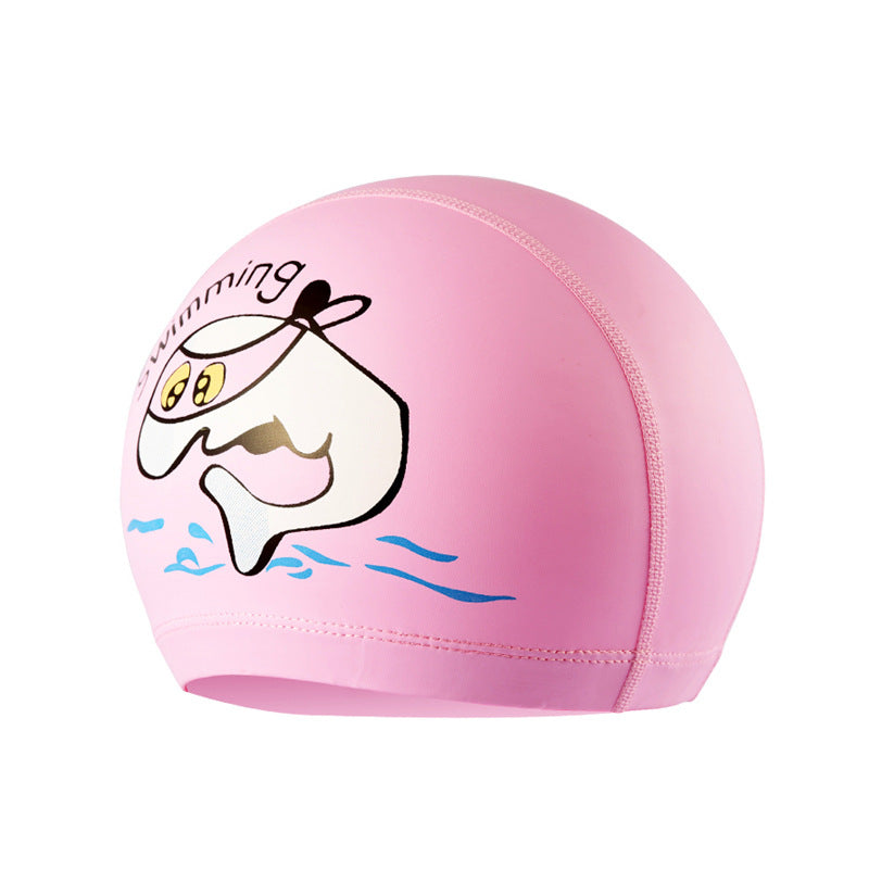 Waterproof Coating Children Swim Hat - Comfortable Design