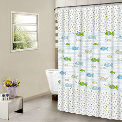 Plant Animal Pattern Shower Curtain Waterproof Bathroom Shower Curtain
