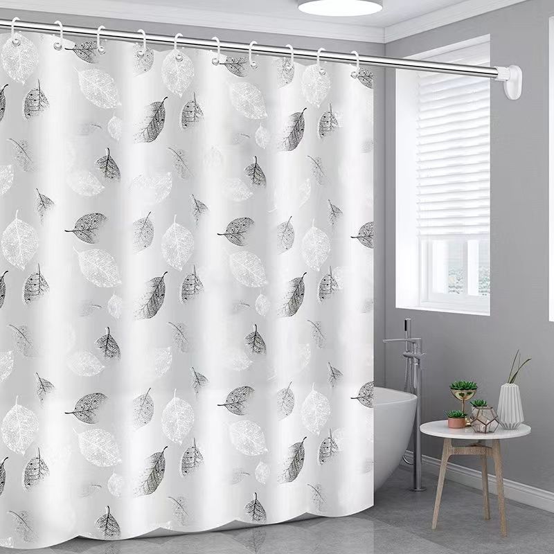Plant Animal Pattern Shower Curtain Waterproof Bathroom Shower Curtain