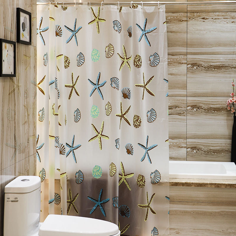 Plant Animal Pattern Shower Curtain Waterproof Bathroom Shower Curtain