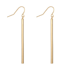 Minimalist Square Bar Pendant Earrings Geometric Stick Drop Dangle Earrings