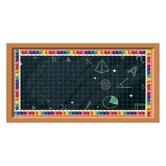 20m Blackboard Pencil Border Sticker Classroom Bulletin Board Decorative