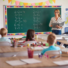 20m Blackboard Pencil Border Sticker Classroom Bulletin Board Decorative