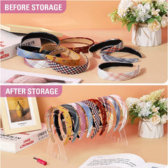 Acrylic Hairband Display Stand for Jewelry Storage Organization