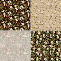 8 Sheets Large Size Retro Journal Paper Sheets for Adults Students Arts Crafts