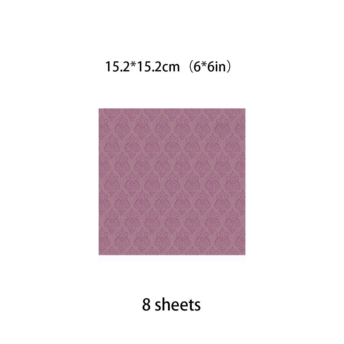 8 Sheets Retro Journal Background Paper for Arts Crafts