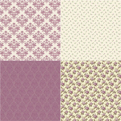 8 Sheets Retro Journal Background Paper for Arts Crafts