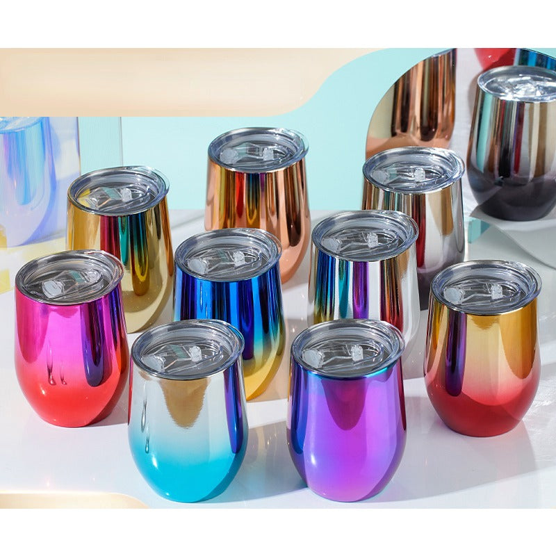304 Stainless Steel Wine Tumbler Double Walled Drinking Cup