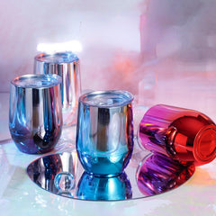 304 Stainless Steel Wine Tumbler Double Walled Drinking Cup