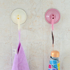 Strong Suction Cup Hook Punching Bathroom Kitchen Seamless Wall Sticky Hook