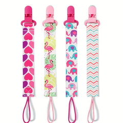 2pcs Pacifier Holder Clips for Boys and Girls - Fits Most Pacifiers