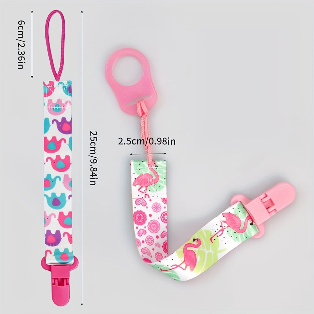 2pcs Pacifier Holder Clips for Boys and Girls - Fits Most Pacifiers
