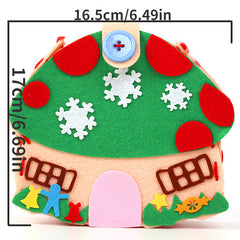 Christmas Bag Kids DIY Craft Kit For Candy Bag Holiday Party Performance Props