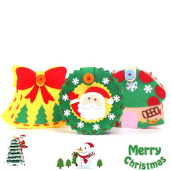Christmas Bag Kids DIY Craft Kit For Candy Bag Holiday Party Performance Props