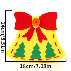 Christmas Bag Kids DIY Craft Kit For Candy Bag Holiday Party Performance Props