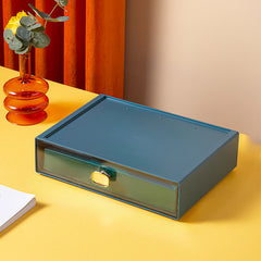 6pcs Drawer Desktop Storage Box Cosmetics Shelving Office Work Desk Dormitory