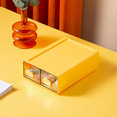 6pcs Drawer Desktop Storage Box Cosmetics Shelving Office Work Desk Dormitory