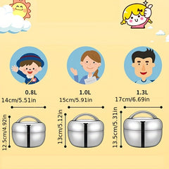 Stainless Steel Lunch Box Vacuum Insulated Anti Scald Bento Box