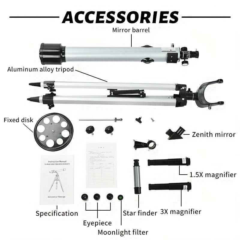 Professional Astronomical Telescope HD High Magnification