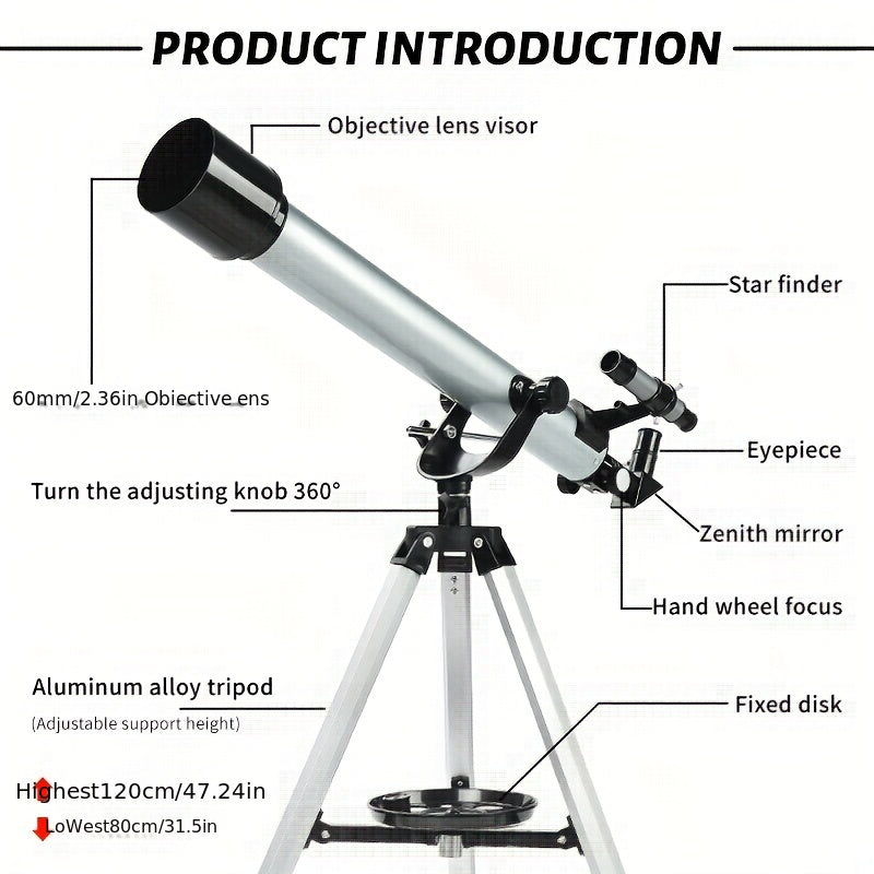 Professional Astronomical Telescope HD High Magnification
