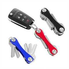 Mini Car Keychain Compact Key Holder Clip Metal