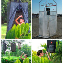 20L Solar Shower Bag Camping Water Storage Portable Folding Bag