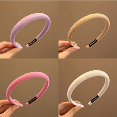 Plain Hair Hoop Headwear Baby Girls Kids Hair Accessories