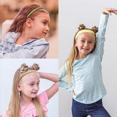 Plain Hair Hoop Headwear Baby Girls Kids Hair Accessories