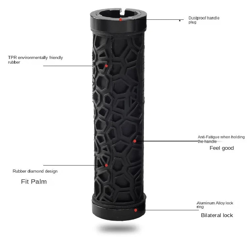 Bike Rubber Handlebar Grips Mountain Bike Accessories