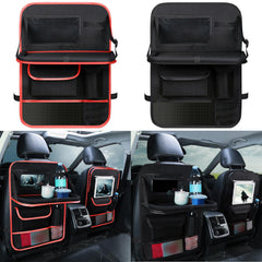 Car Backseat Storage Bag Tablet Holder Foldable Table