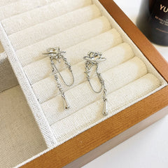 Tassel Earrings Creative Heart Planet Decor Daily Accessories Gift For Girls