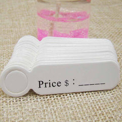 100pcs Baking Small Label DIY Jewelry Material Hangtag Bookmark Gift Card