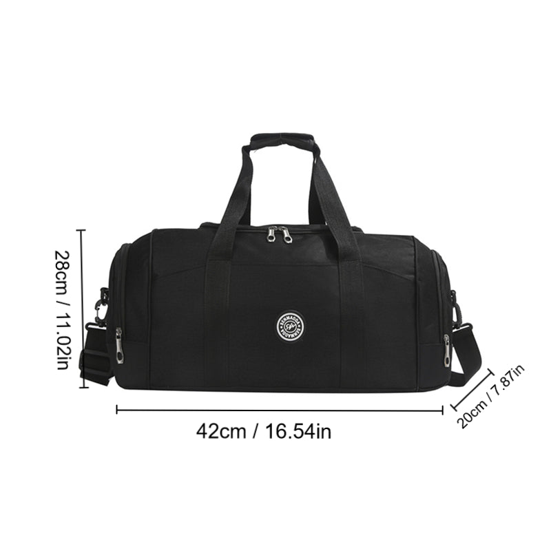 Canvas Travel Bag Waterproof Gym Bag Large Capacity Unisex Luggage Pouch