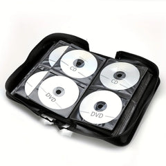 128 Capacity CD DVD Storage Organizer Portable Disc Storage Bag