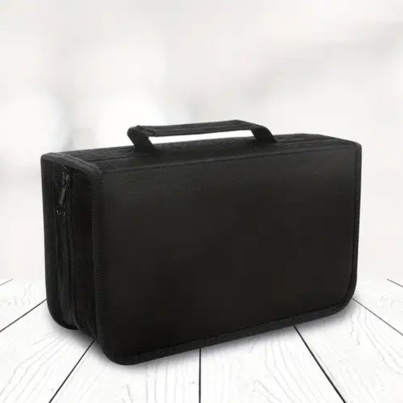 128 Capacity CD DVD Storage Organizer Portable Disc Storage Bag