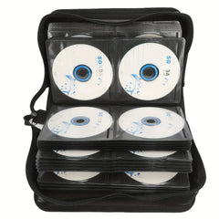 128 Capacity CD DVD Storage Organizer Portable Disc Storage Bag