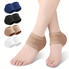 Gel Heel Protectors Silicone Heel Pads & Socks for Foot Care