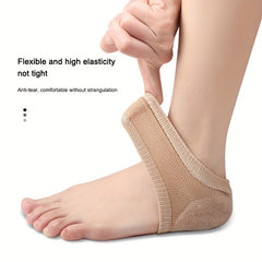 Gel Heel Protectors Silicone Heel Pads & Socks for Foot Care