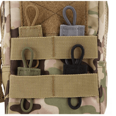4pcs Elastic Molle Buckle Retainer for Antenna Stick Pipe