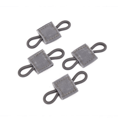 4pcs Elastic Molle Buckle Retainer for Antenna Stick Pipe