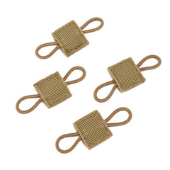 4pcs Elastic Molle Buckle Retainer for Antenna Stick Pipe