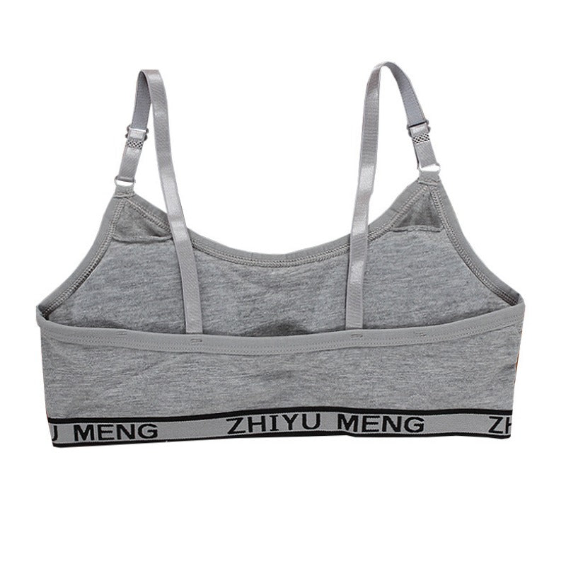Girls Cotton Padded Training Bra Panties Set
