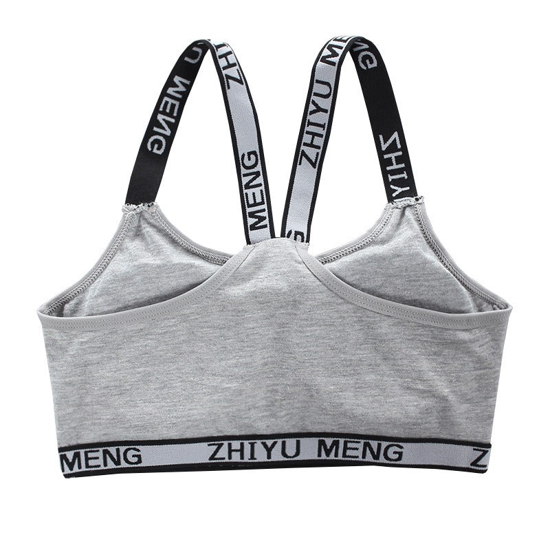 Girls Cotton Padded Training Bra Panties Set