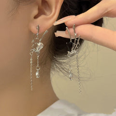 Spider Web Tassel Earrings Daily Decoration Girl's Birthday Party Gift