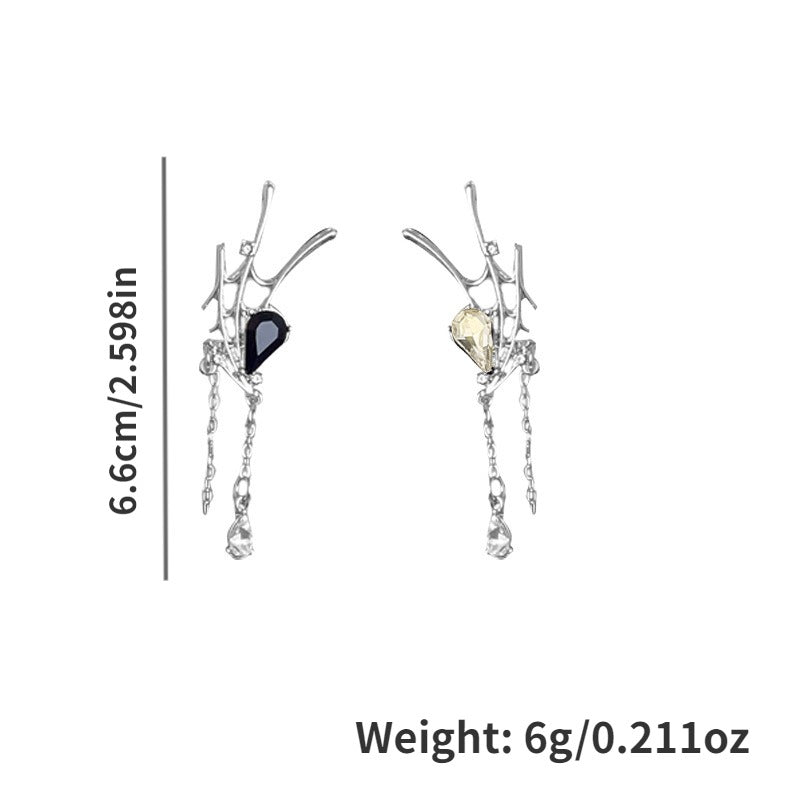 Spider Web Tassel Earrings Daily Decoration Girl's Birthday Party Gift