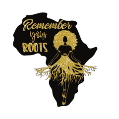 2pcs Golden Remember Your Roots Iron On Heat Transfer For Clothing